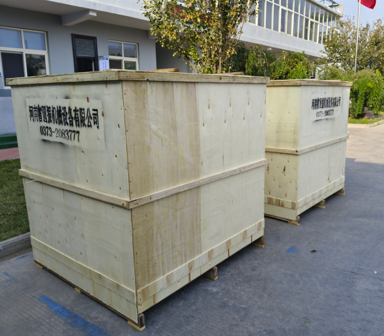 江蘇省2臺超聲波振動篩準備發貨